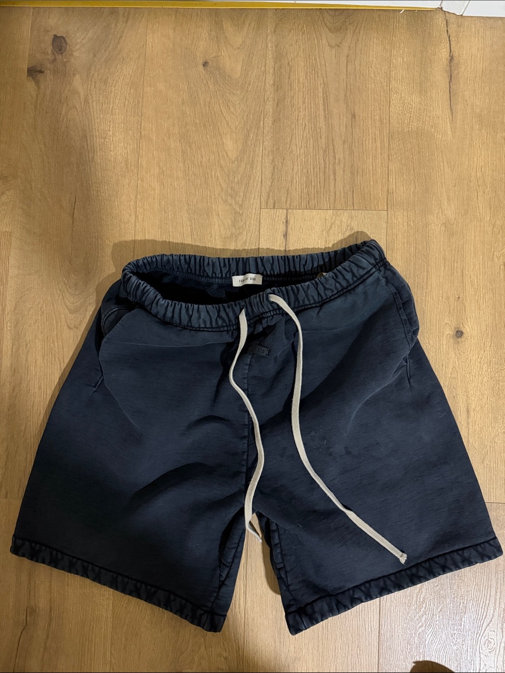 Fear of God Navy Athletic Drawstring Shorts